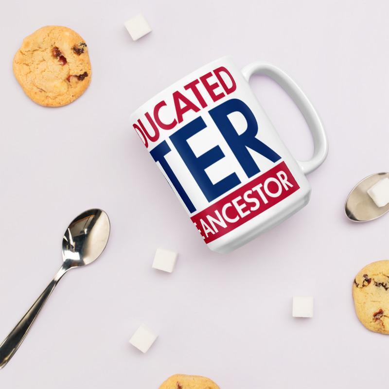 Black Educated Voter Mug - Chocolate Ancestor