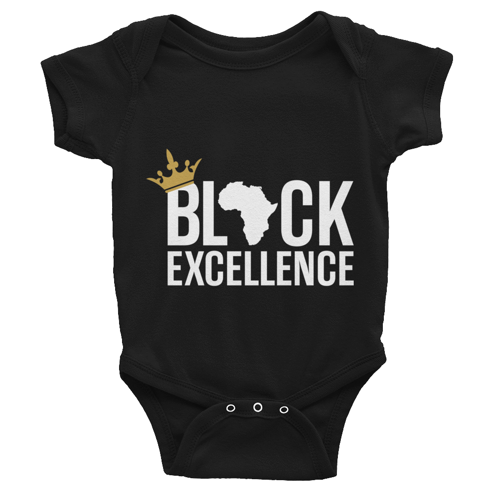 Black Excellence Infant Bodysuit - Chocolate Ancestor