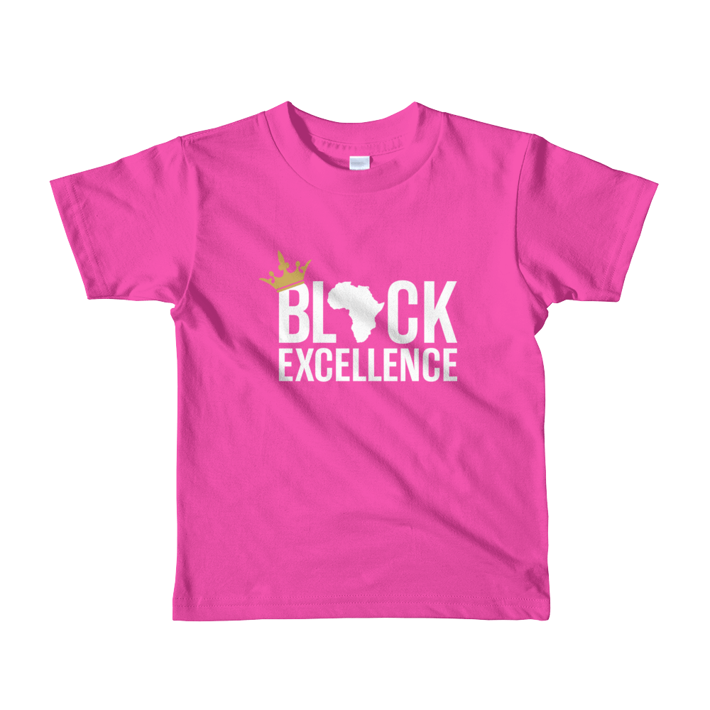 Black Excellence Short sleeve kids t-shirt - Chocolate Ancestor