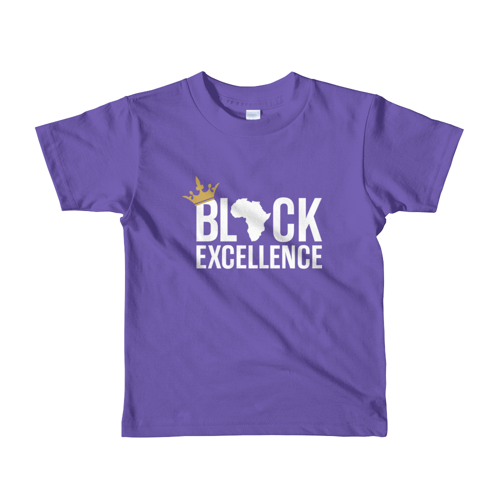 Black Excellence Short sleeve kids t-shirt - Chocolate Ancestor