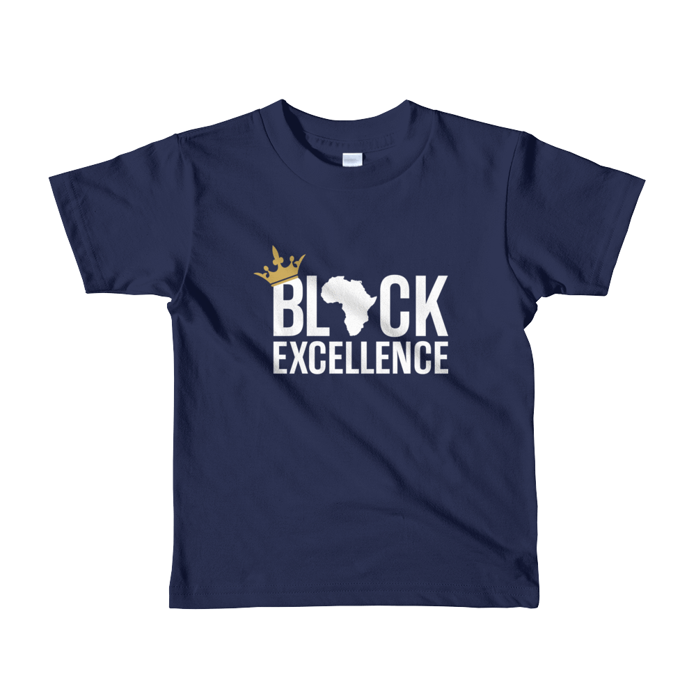 Black Excellence Short sleeve kids t-shirt - Chocolate Ancestor