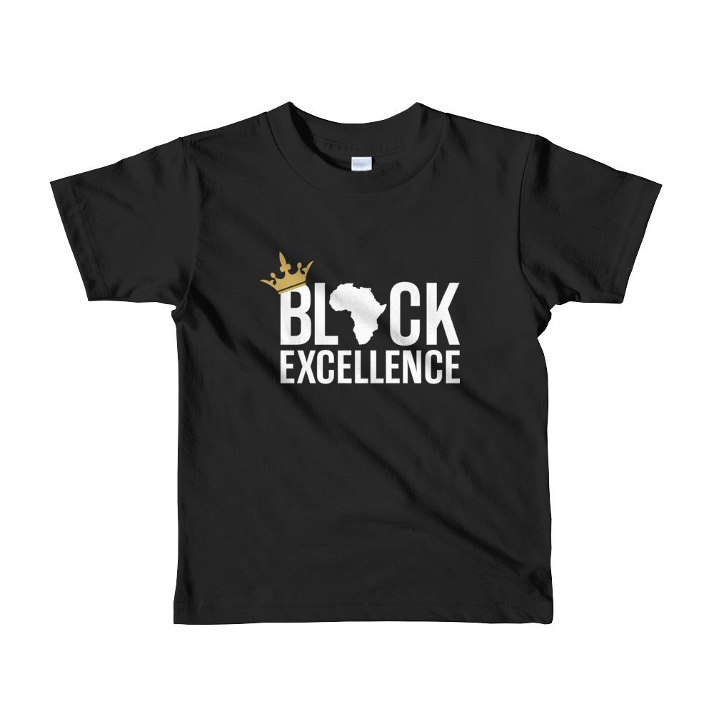 Black Excellence Short sleeve kids t-shirt - Chocolate Ancestor