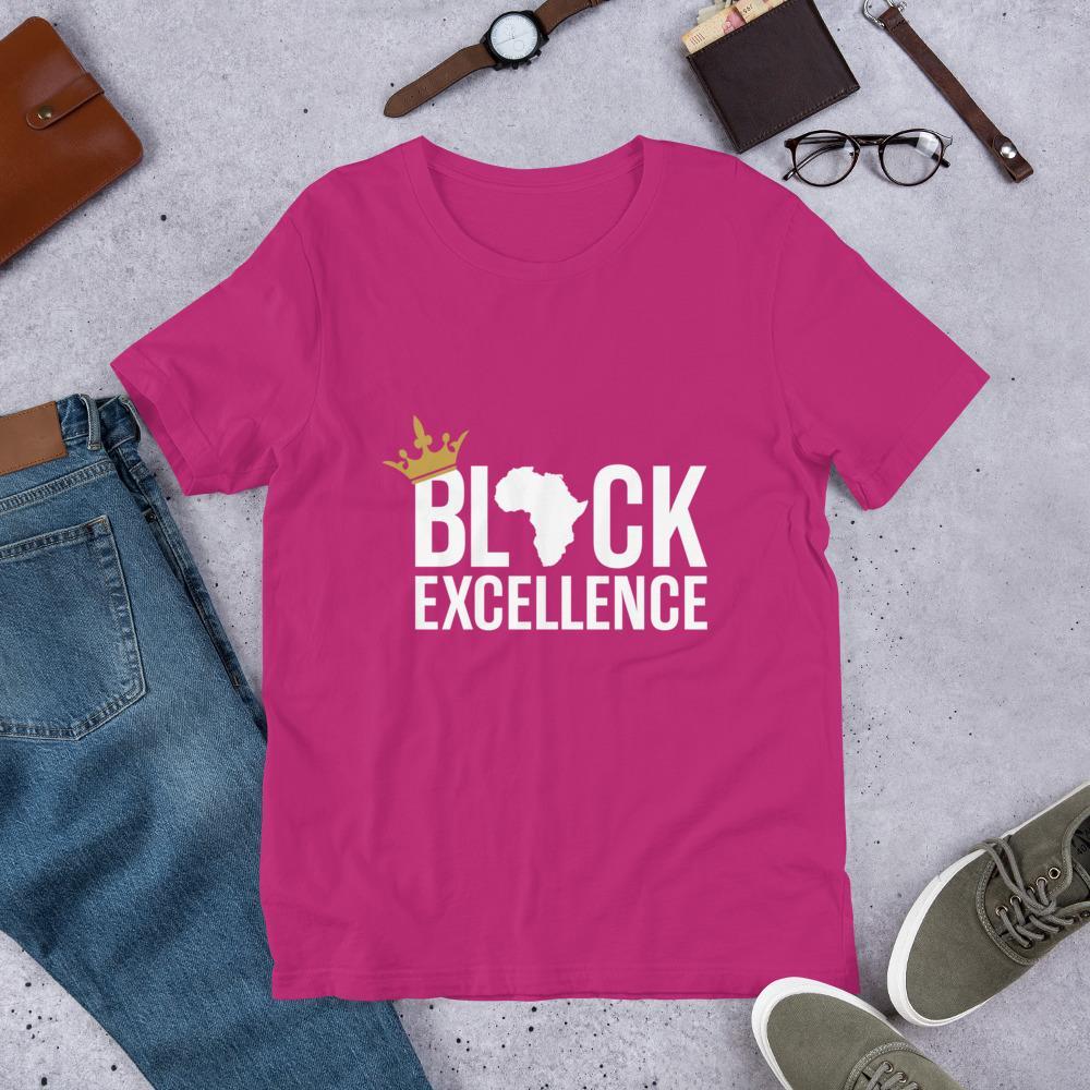 Black Excellence Short-Sleeve Unisex T-Shirt - Chocolate Ancestor