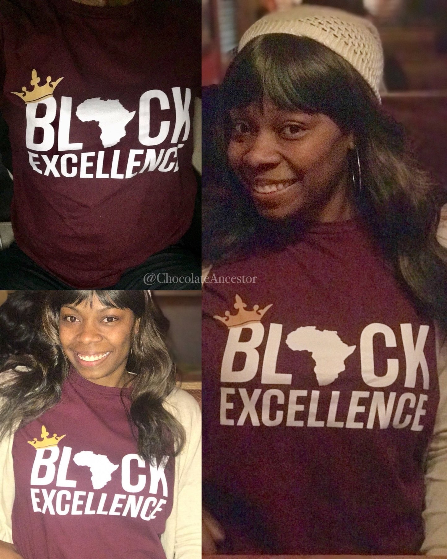 Black Excellence Short-Sleeve Unisex T-Shirt - Chocolate Ancestor