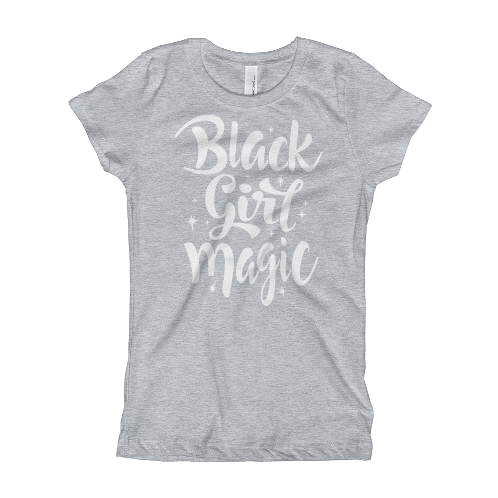 Black Girl Magic Girl's T-Shirt - Chocolate Ancestor