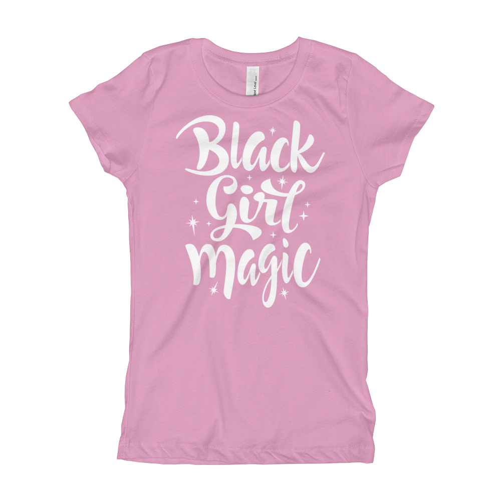 Black Girl Magic Girl's T-Shirt - Chocolate Ancestor