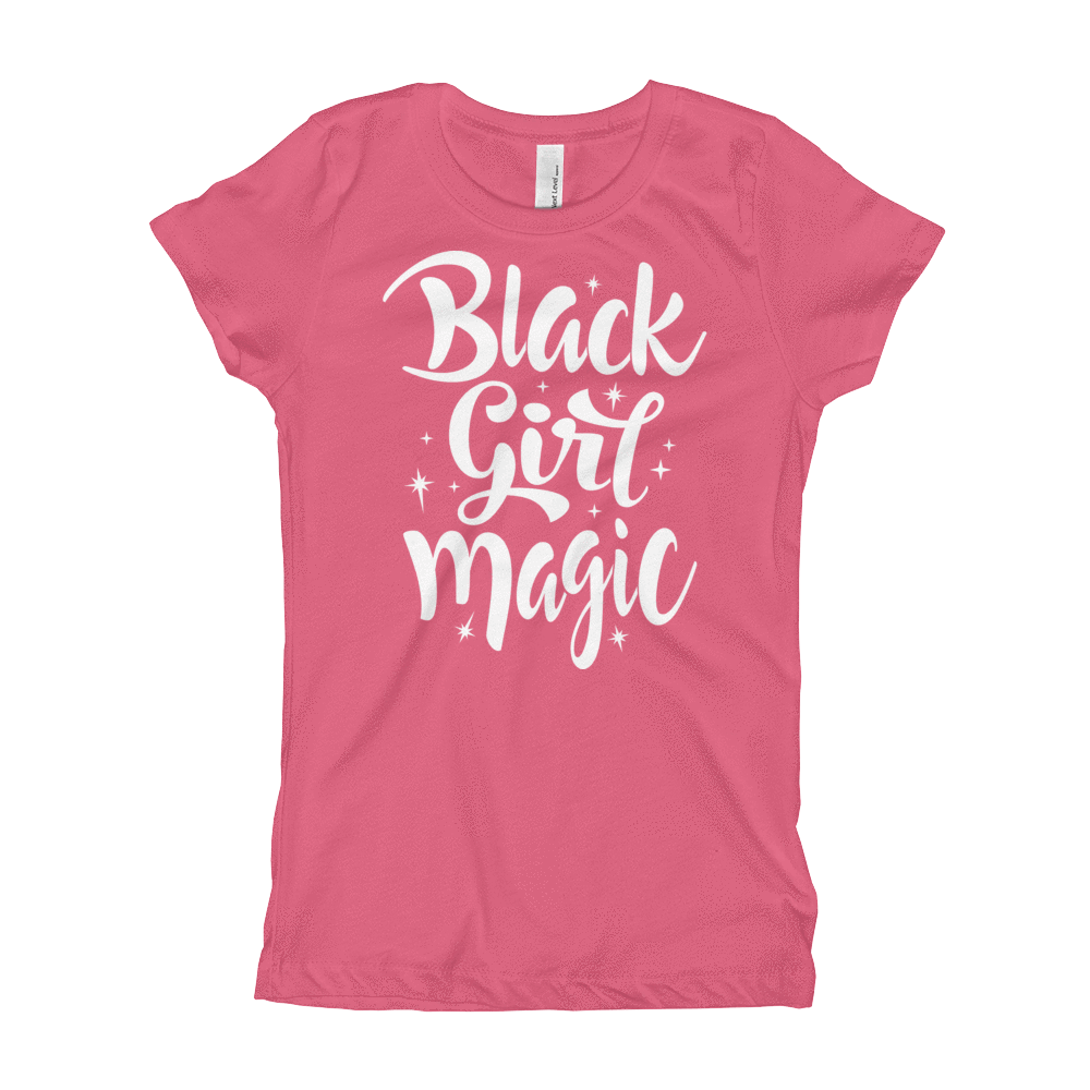 Black Girl Magic Girl's T-Shirt - Chocolate Ancestor