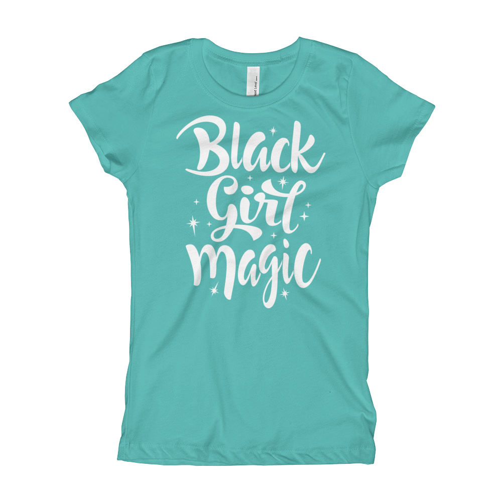 Black Girl Magic Girl's T-Shirt - Chocolate Ancestor