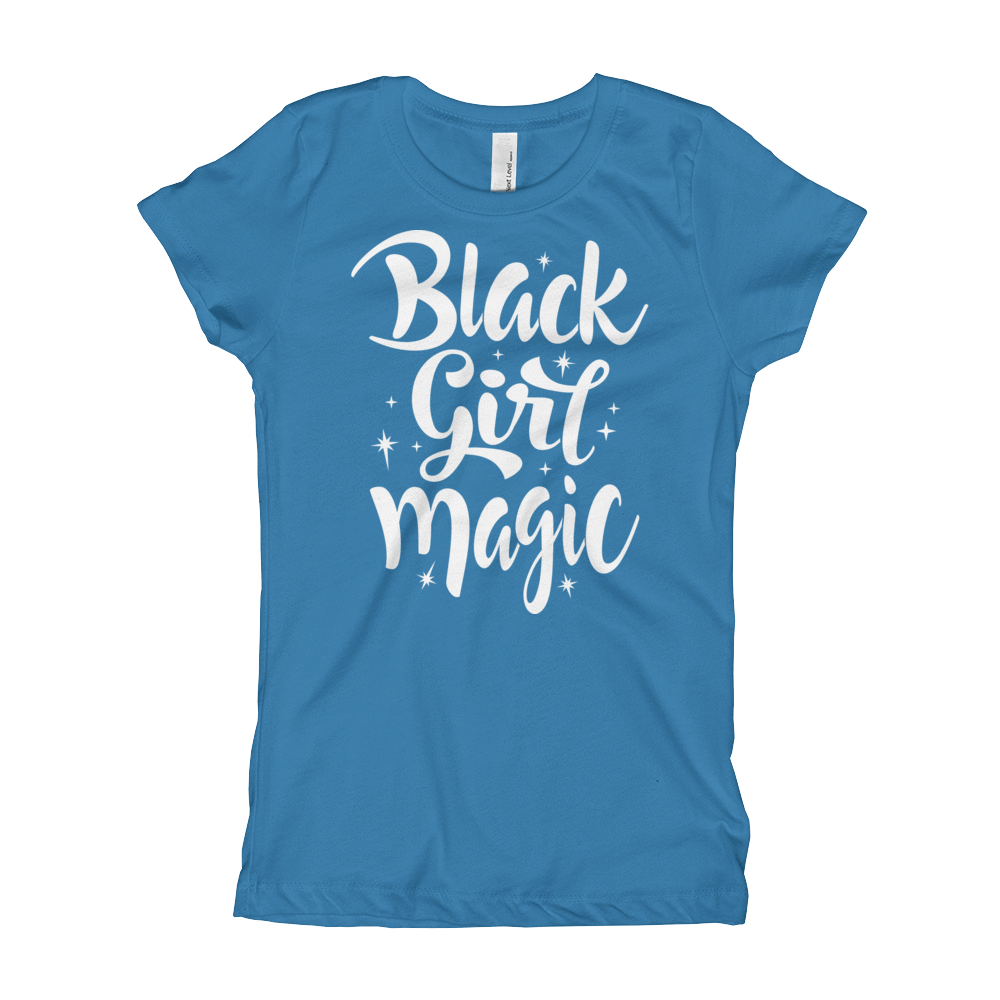 Black Girl Magic Girl's T-Shirt - Chocolate Ancestor