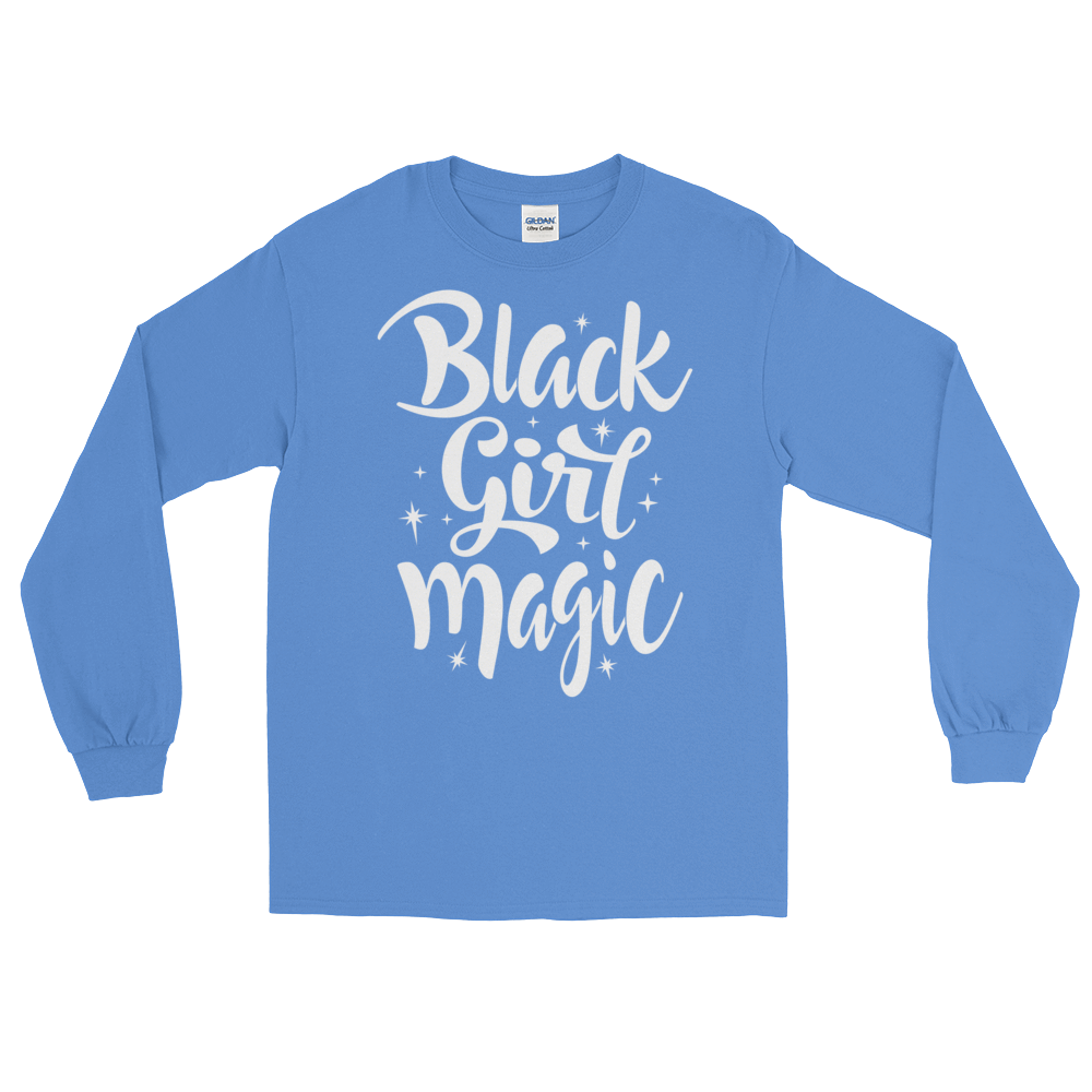 Black Girl Magic Long Sleeve T-Shirt - Chocolate Ancestor