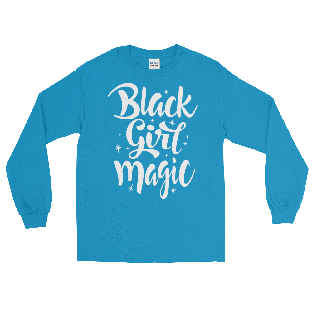 Black Girl Magic Long Sleeve T-Shirt - Chocolate Ancestor