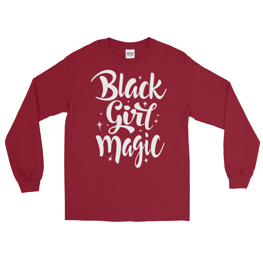 Black Girl Magic Long Sleeve T-Shirt - Chocolate Ancestor