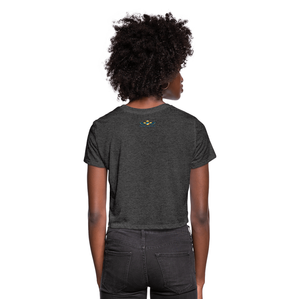 Black Girl Magic Women's Crop Top (Style 2) - Chocolate Ancestor