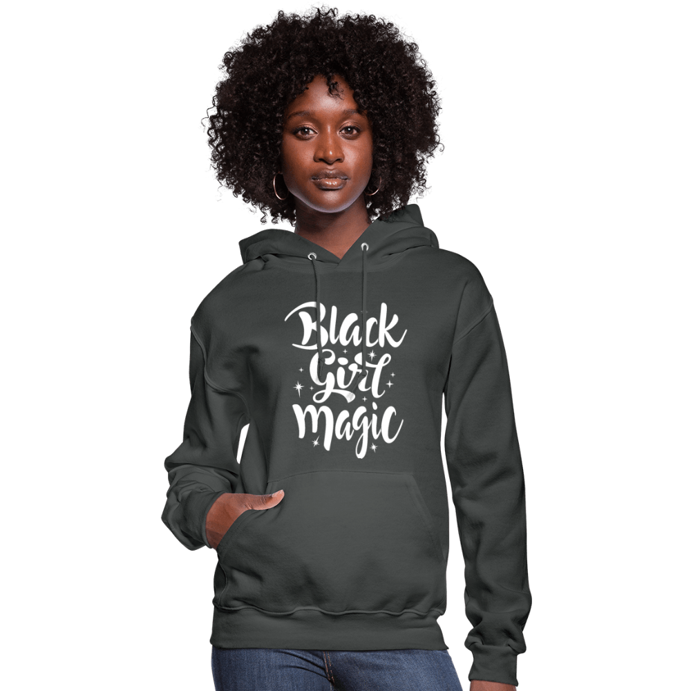 Black Girl Magic Women's Hoodie (Style 2) - Chocolate Ancestor