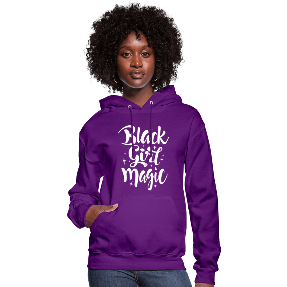 Black Girl Magic Women's Hoodie (Style 2) - Chocolate Ancestor