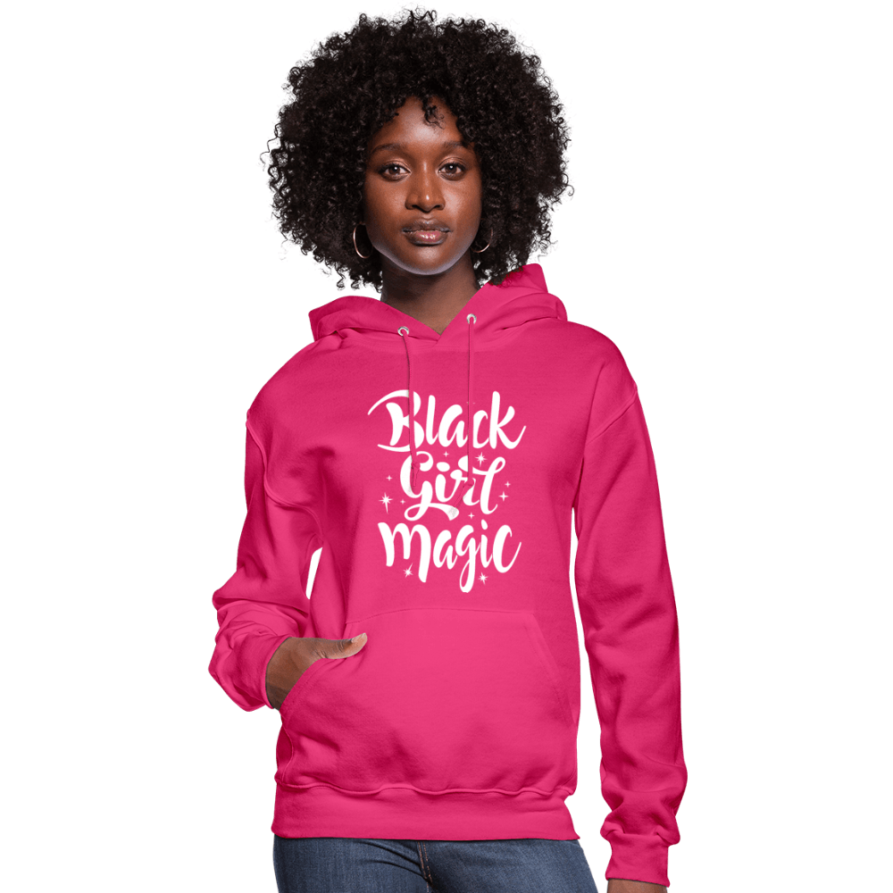 Black Girl Magic Women's Hoodie (Style 2) - Chocolate Ancestor