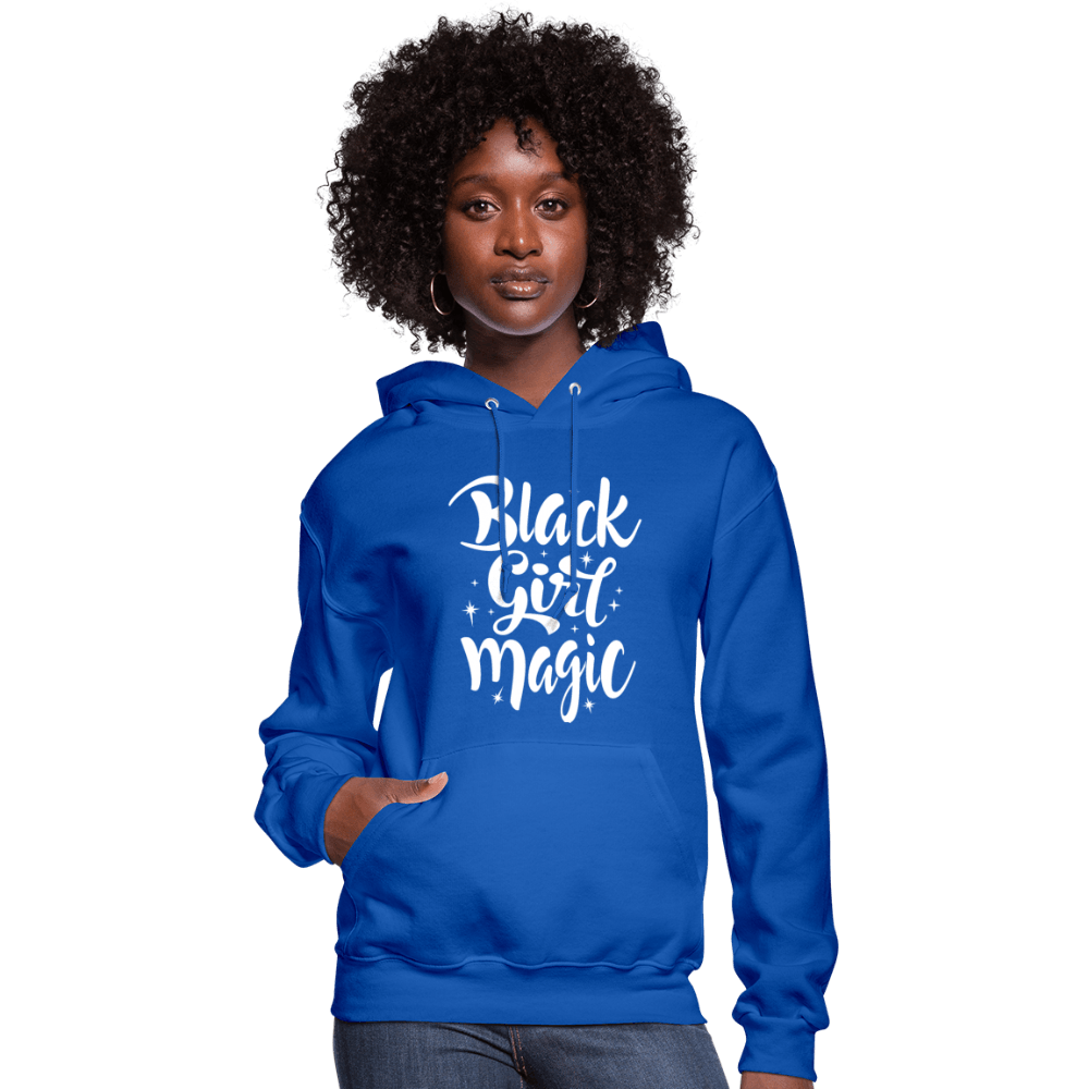 Black Girl Magic Women's Hoodie (Style 2) - Chocolate Ancestor