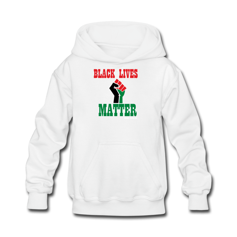 Black Lives Matter Kids' Hoodie - Chocolate Ancestor