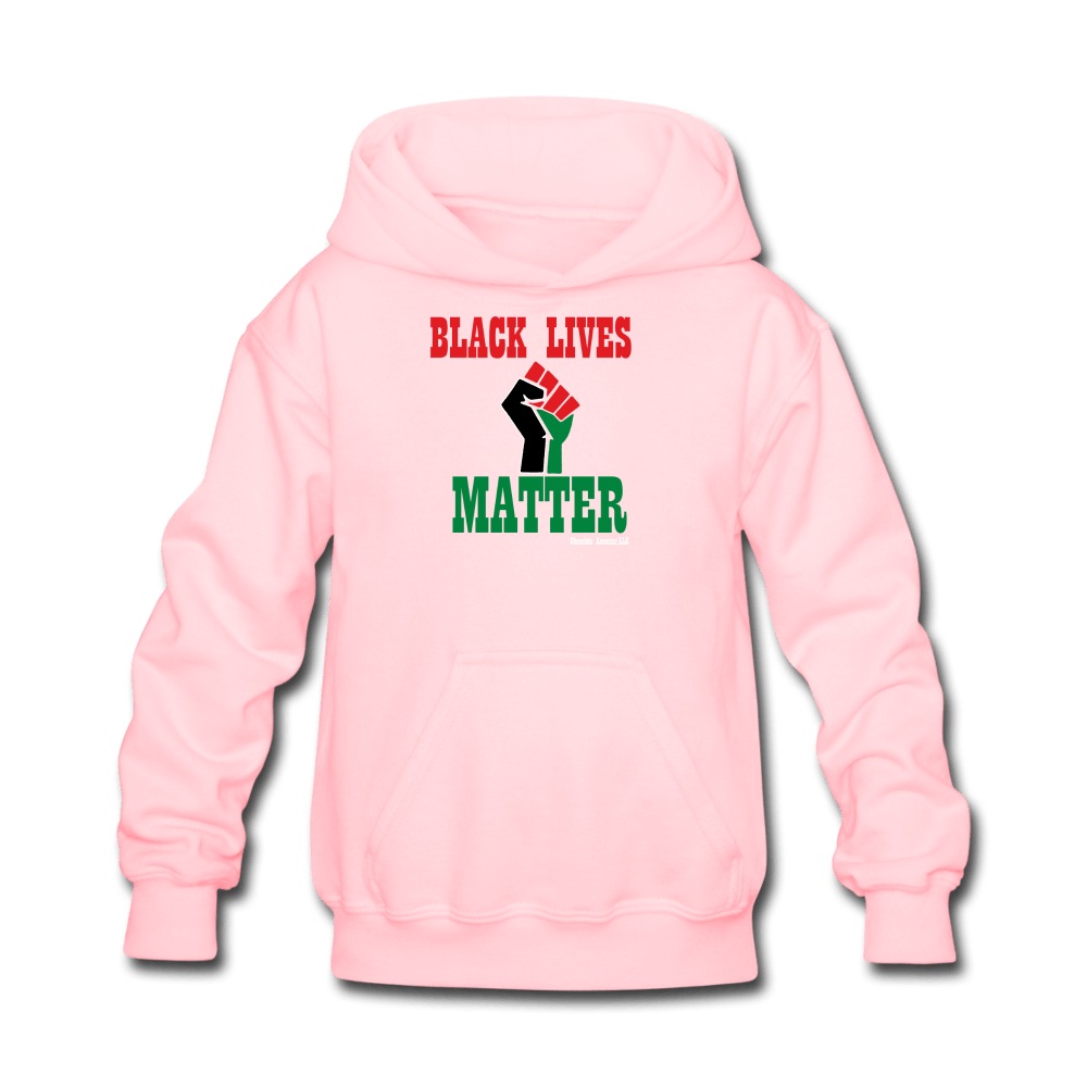 Black Lives Matter Kids' Hoodie - Chocolate Ancestor