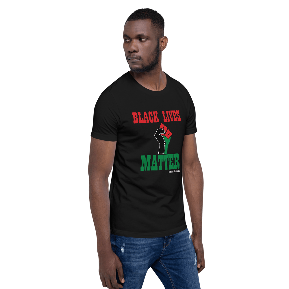 Black Lives Matter Pan African Short-Sleeve Unisex T-Shirt - Chocolate Ancestor