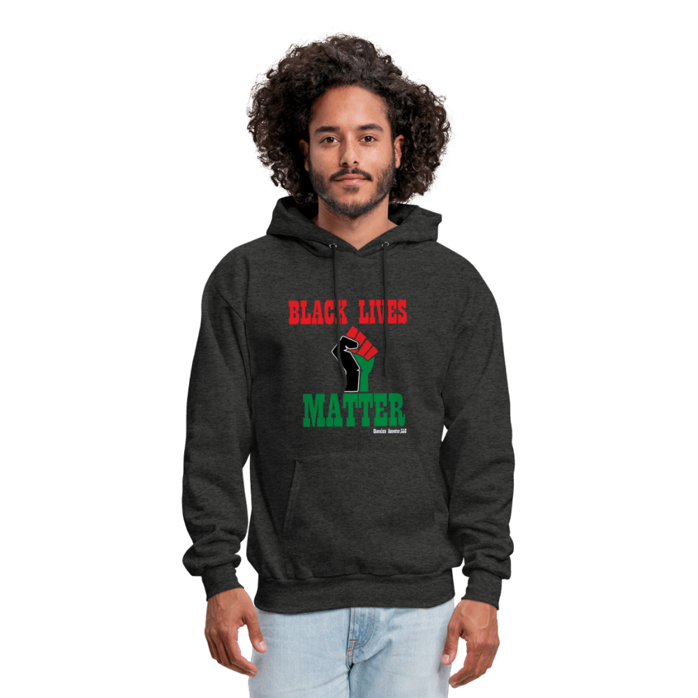 Black Lives Matter Pan African Unisex Hoodie (Style 2) - Chocolate Ancestor