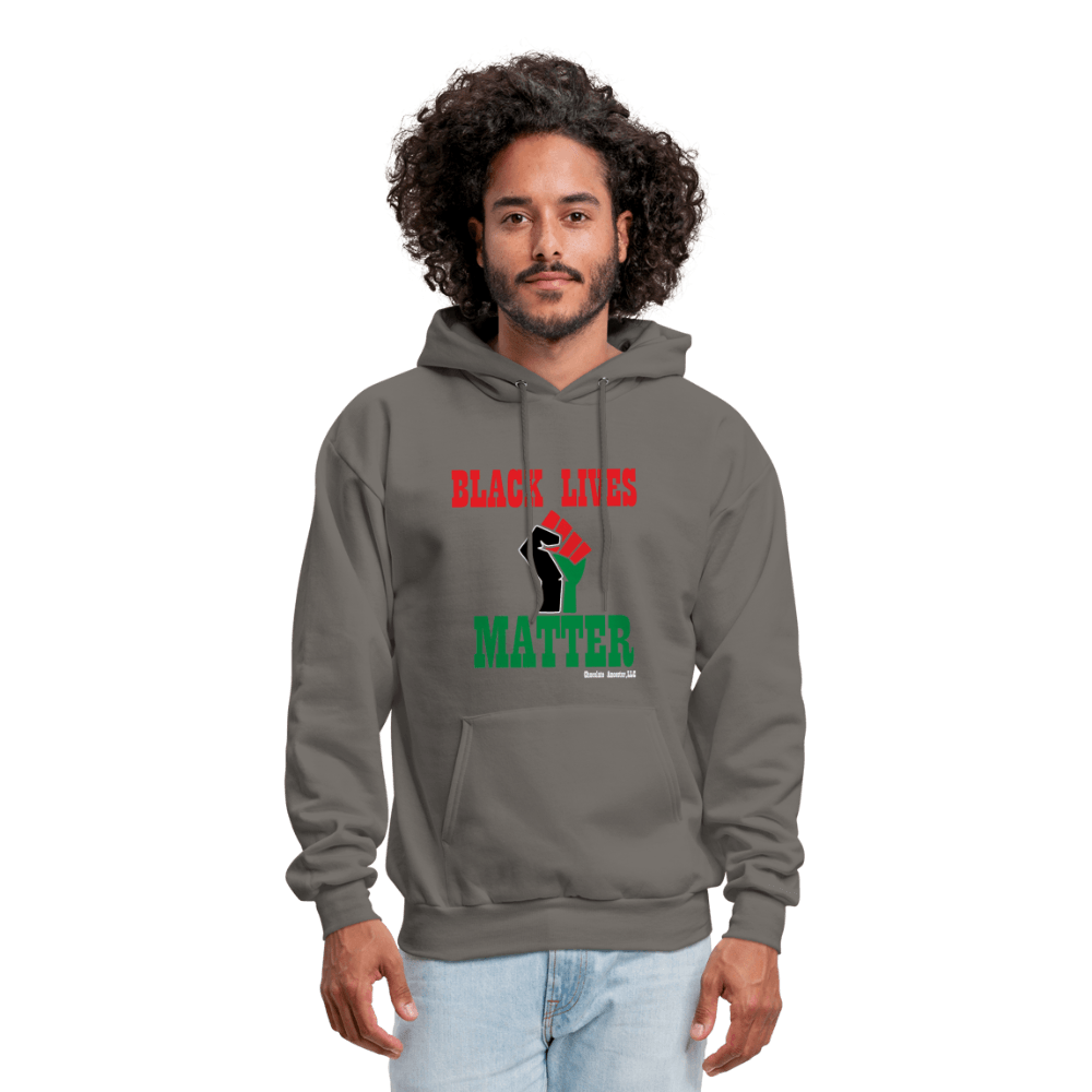 Black Lives Matter Pan African Unisex Hoodie (Style 2) - Chocolate Ancestor