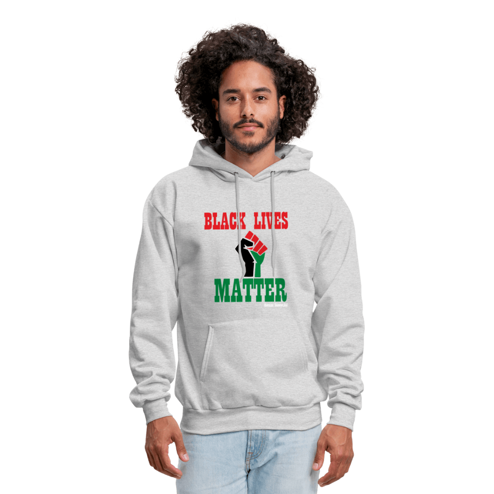 Black Lives Matter Pan African Unisex Hoodie (Style 2) - Chocolate Ancestor