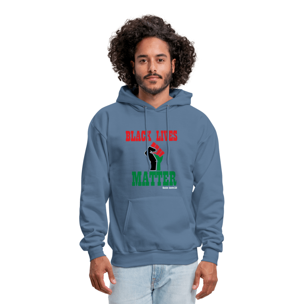 Black Lives Matter Pan African Unisex Hoodie (Style 2) - Chocolate Ancestor