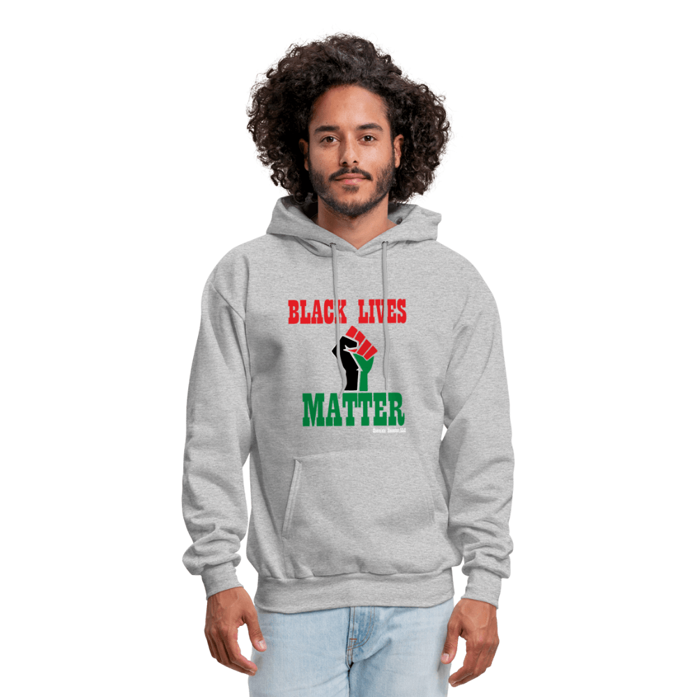 Black Lives Matter Pan African Unisex Hoodie (Style 2) - Chocolate Ancestor