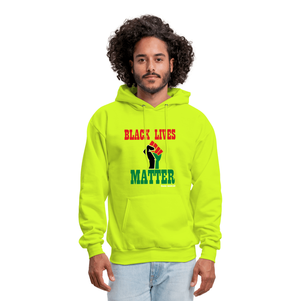 Black Lives Matter Pan African Unisex Hoodie (Style 2) - Chocolate Ancestor