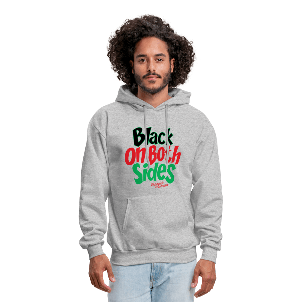 Black on Both Sides (RBG) Unisex Hoodie (Style 2) - Chocolate Ancestor