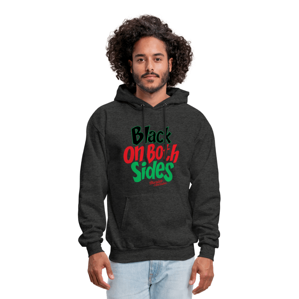 Black on Both Sides (RBG) Unisex Hoodie (Style 2) - Chocolate Ancestor