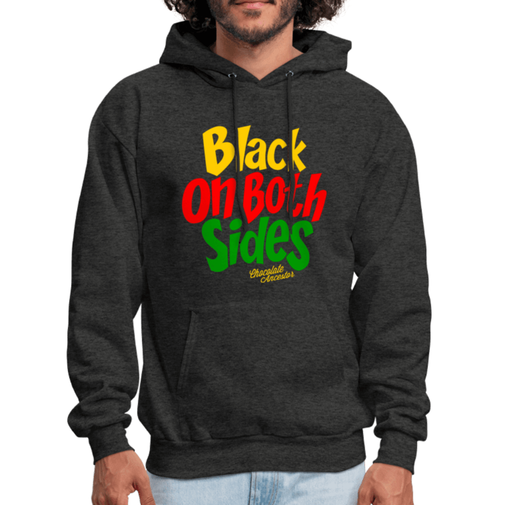 Black on Both Sides (YRG) Hoodie (Style 2) - Chocolate Ancestor