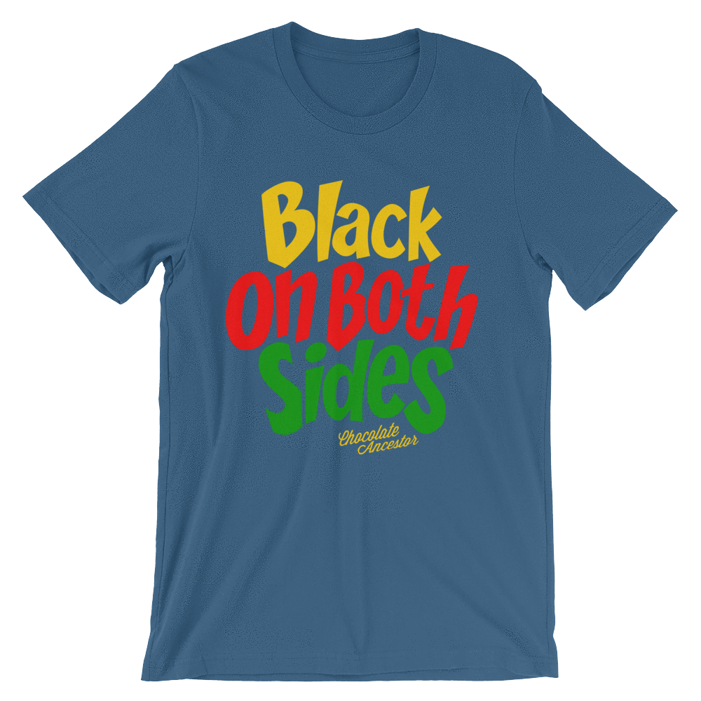 Black on Both Sides (YRG) Short-Sleeve Unisex T-Shirt - Chocolate Ancestor