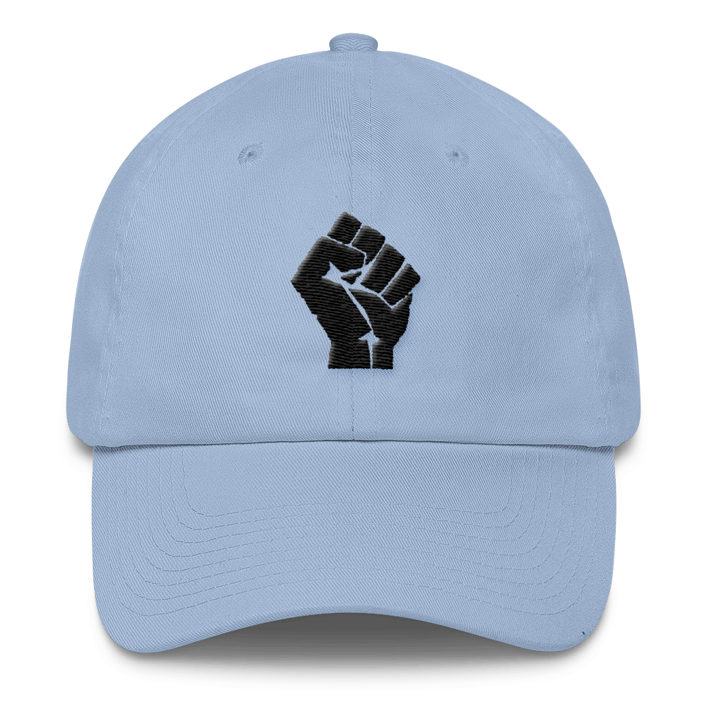 Black Power Fist Cotton Cap - Chocolate Ancestor