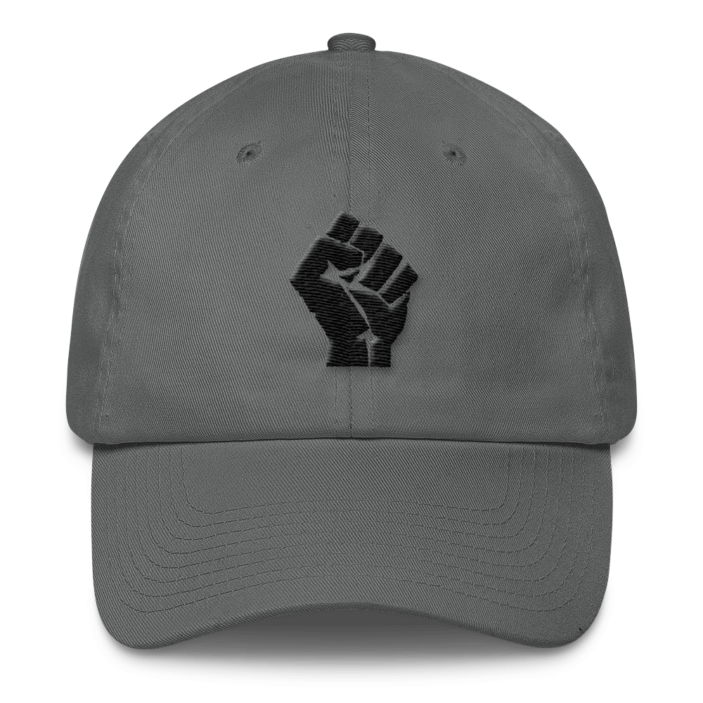 Black Power Fist Cotton Cap - Chocolate Ancestor