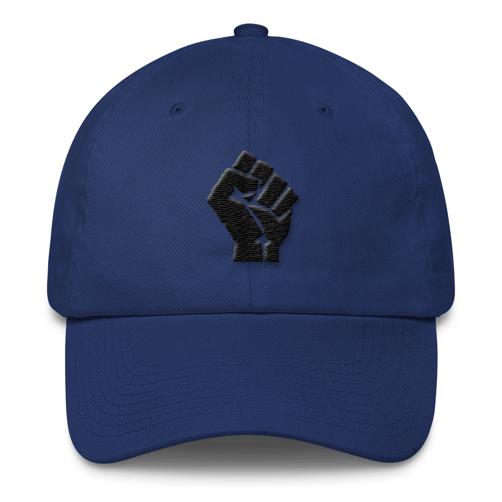 Black Power Fist Cotton Cap - Chocolate Ancestor