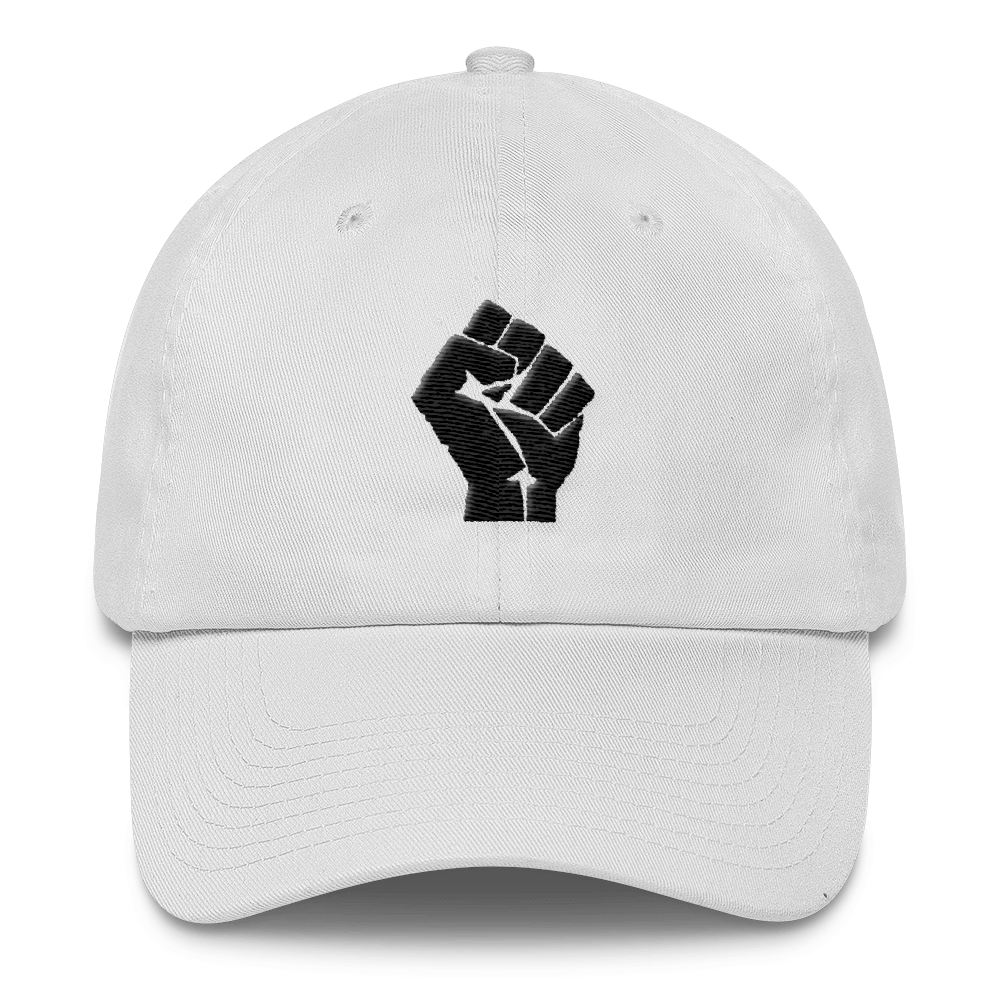 Black Power Fist Cotton Cap - Chocolate Ancestor