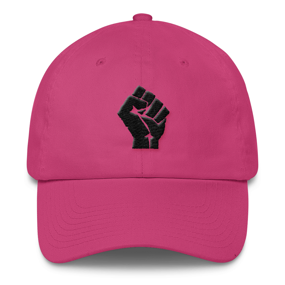 Black Power Fist Cotton Cap - Chocolate Ancestor