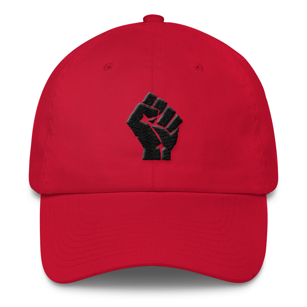 Black Power Fist Cotton Cap - Chocolate Ancestor