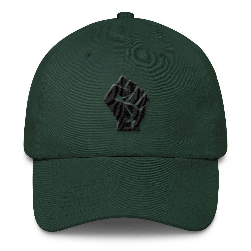 Black Power Fist Cotton Cap - Chocolate Ancestor