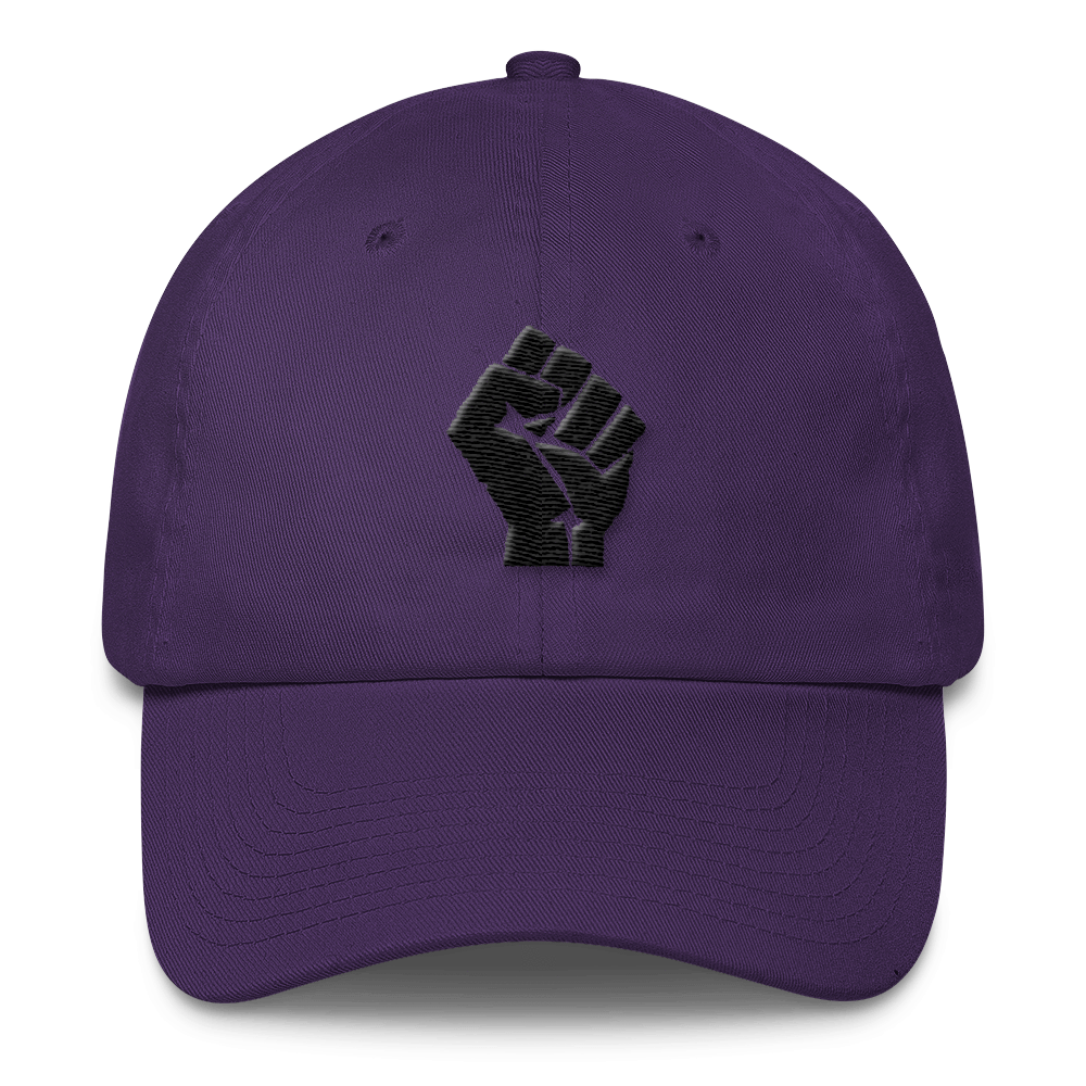 Black Power Fist Cotton Cap - Chocolate Ancestor