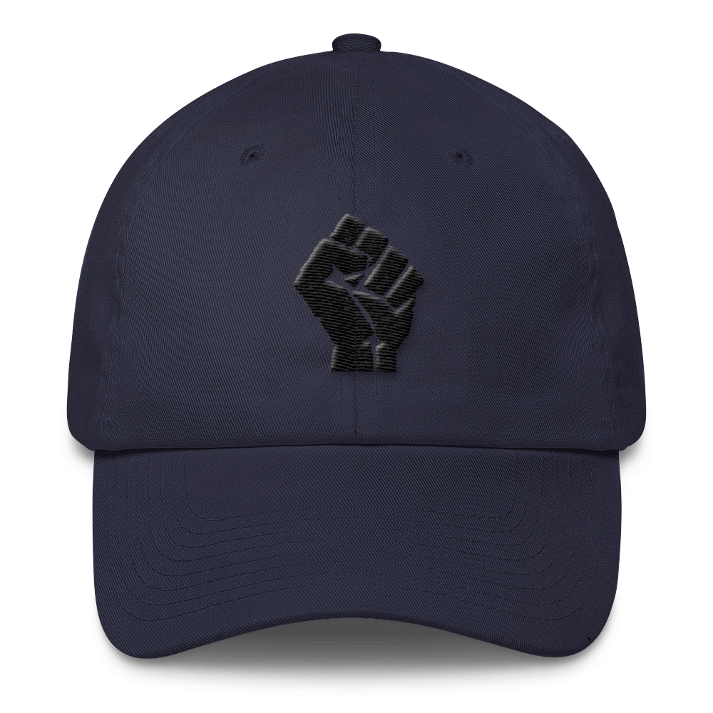 Black Power Fist Cotton Cap - Chocolate Ancestor