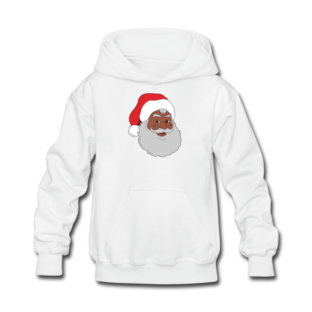 Black Santa Kids' Hoodie - Chocolate Ancestor