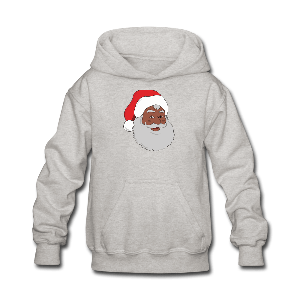 Black Santa Kids' Hoodie - Chocolate Ancestor