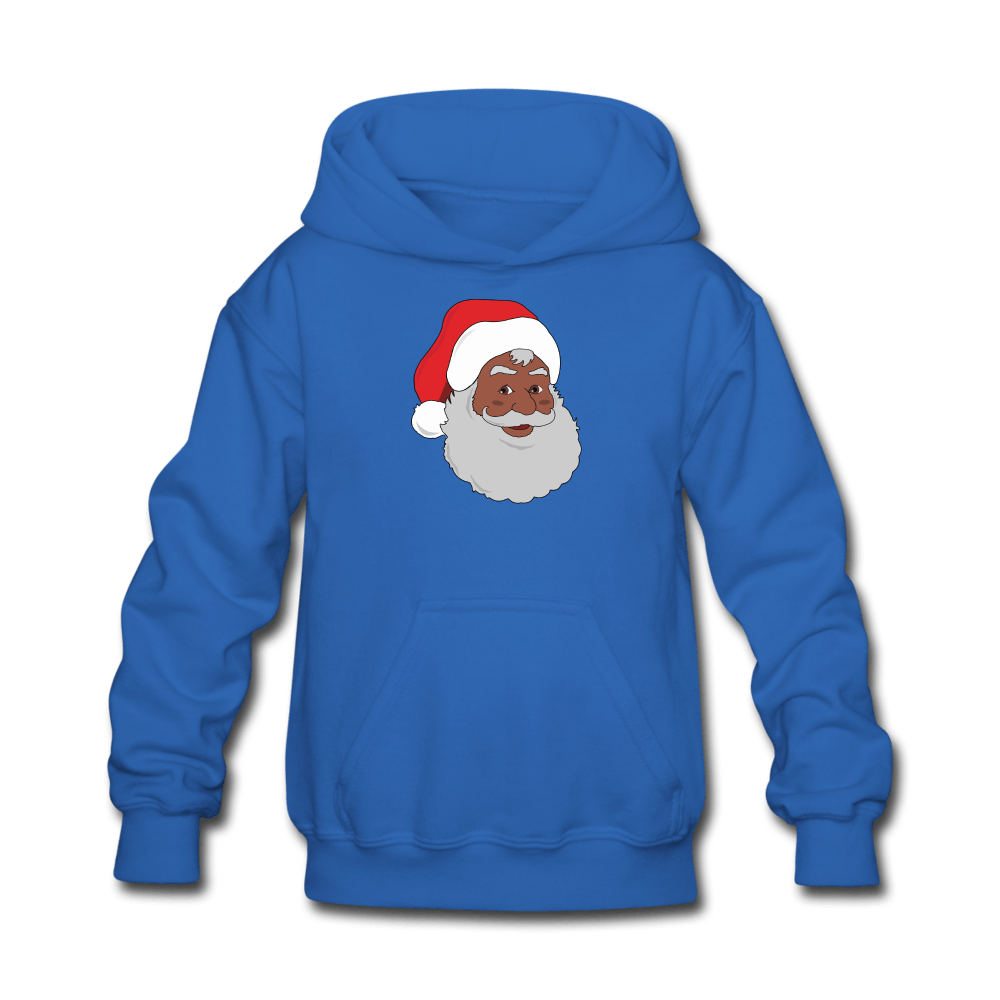 Black Santa Kids' Hoodie - Chocolate Ancestor