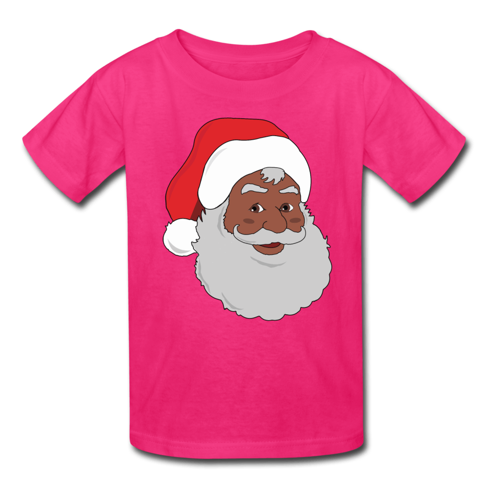 Black Santa Kids' T-Shirt - Chocolate Ancestor