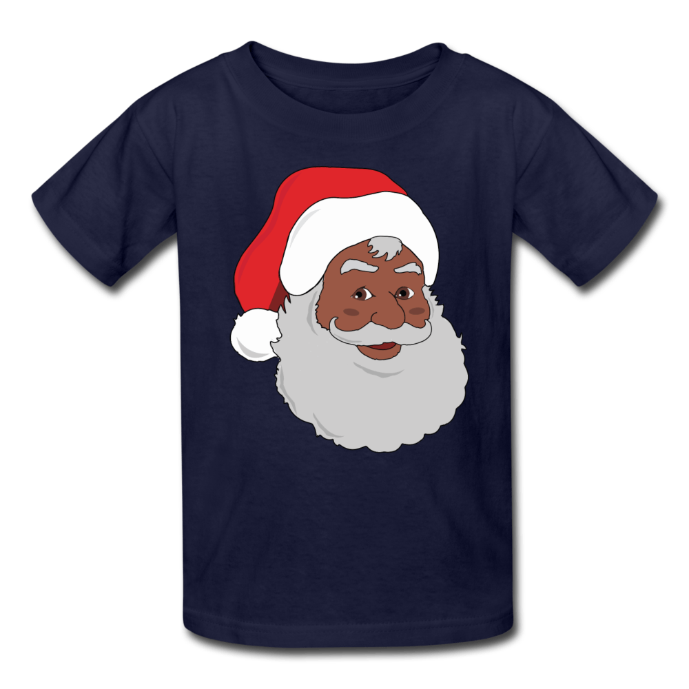 Black Santa Kids' T-Shirt - Chocolate Ancestor