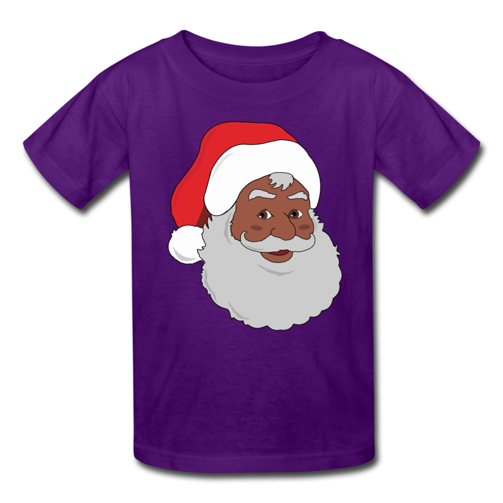 Black Santa Kids' T-Shirt - Chocolate Ancestor