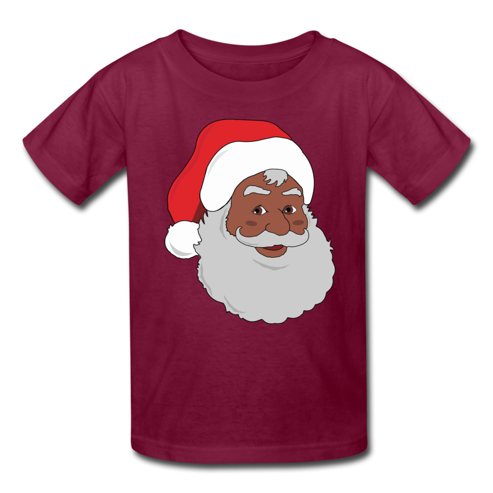 Black Santa Kids' T-Shirt - Chocolate Ancestor